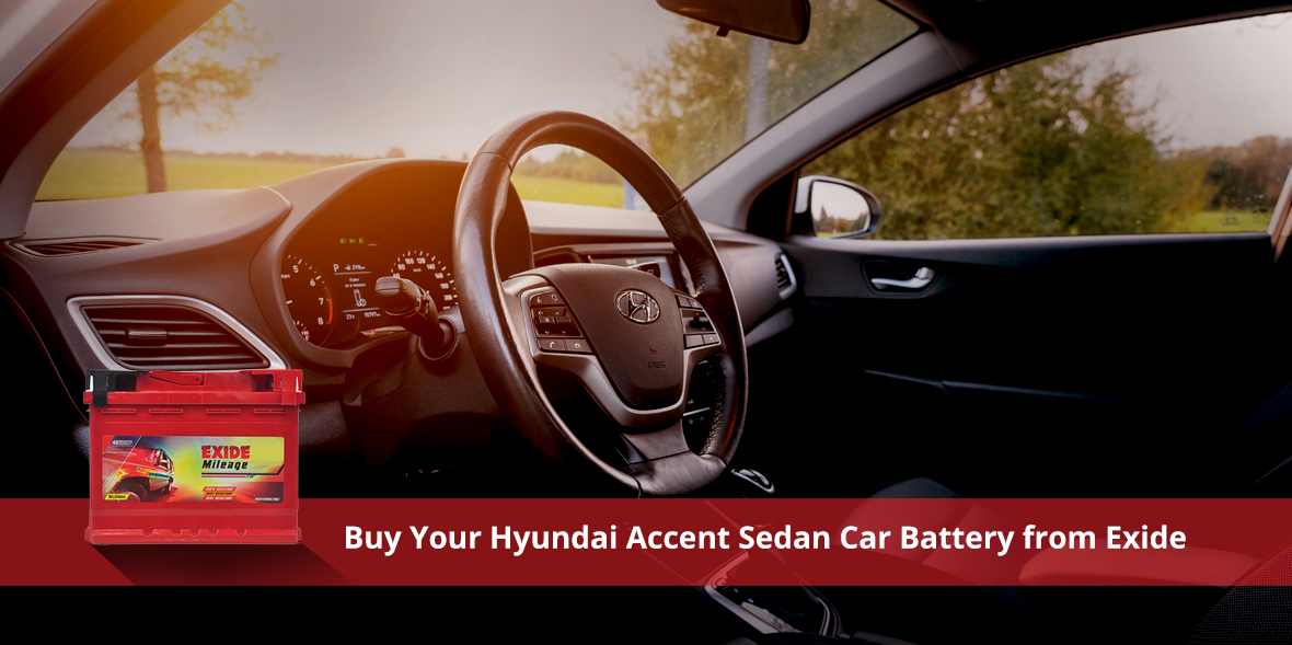 Buy Your Hyundai Accent Sedan Car Battery from Exi