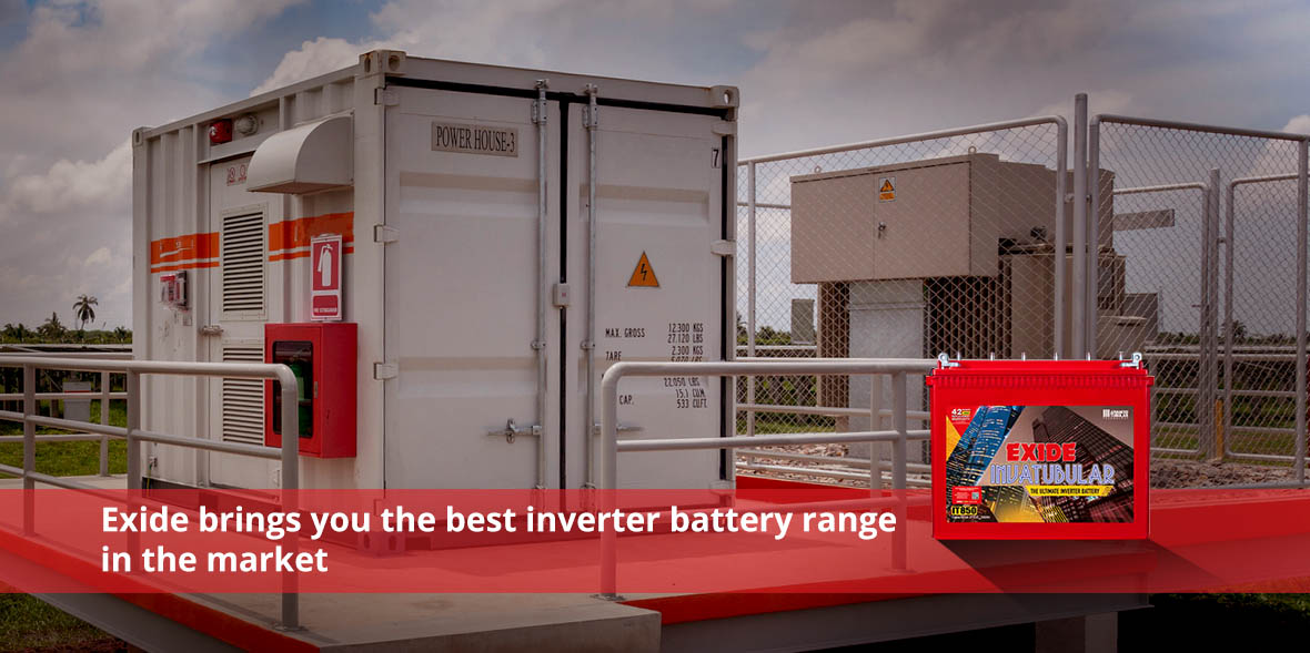 Exide brings you the best inverter battery range i