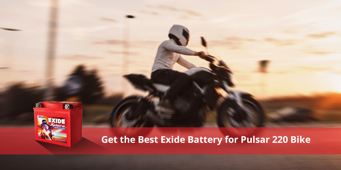 Get the Best Exide Battery for Pulsar 220 Bike