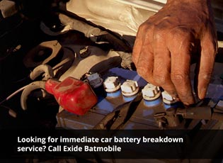 Looking for immediate car battery breakdown servic