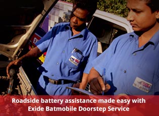 Roadside battery assistance made easy with Exide B