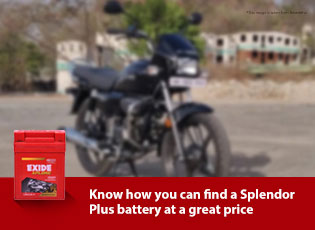 Know how you can find a Splendor Plus battery at a